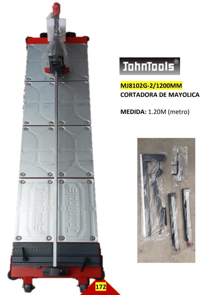 Cortadora de ceramicos y porcelanatos de 120cm  - Johntools