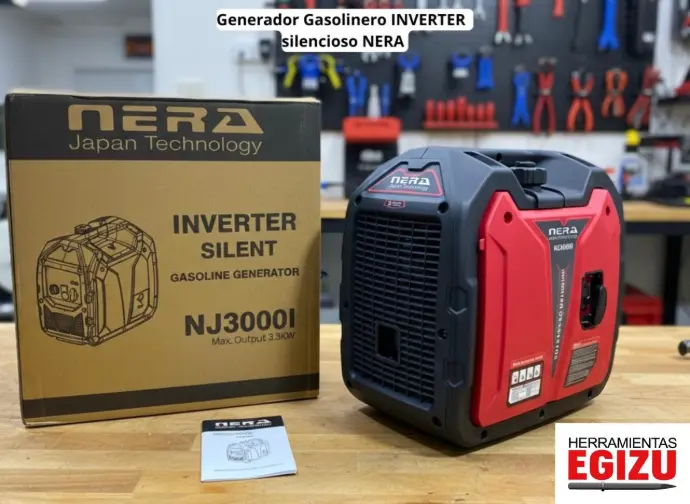 GENERADOR GASOLINERO SILENCIOSO ENCAPSULADO NJ3000 I - NERA